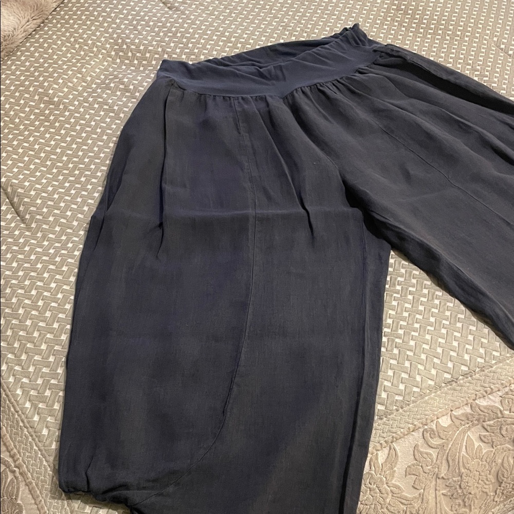 Charcoal Pleated Pants comfy!!